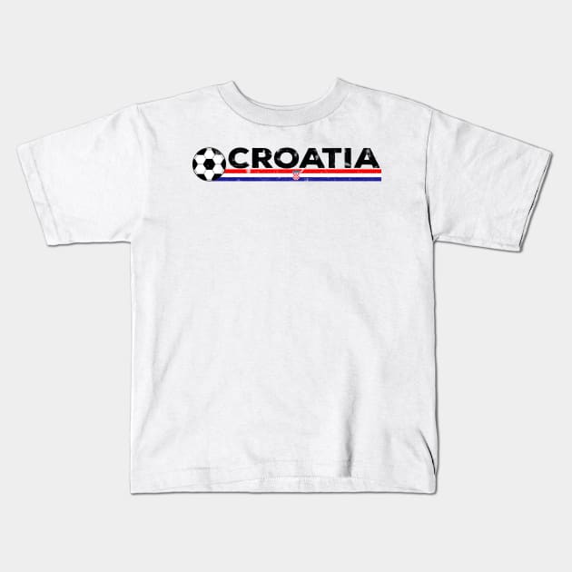 Croatia Football Fan. Croatia  Soccer Design Kids T-Shirt by FromHamburg